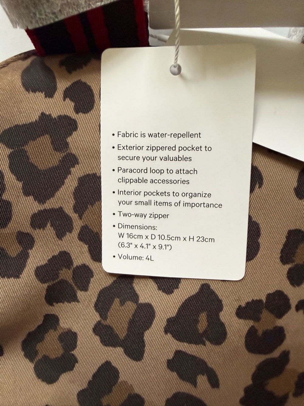 lululemon Everywhere Backpack Mini leopard-print - Picture 9 of 14